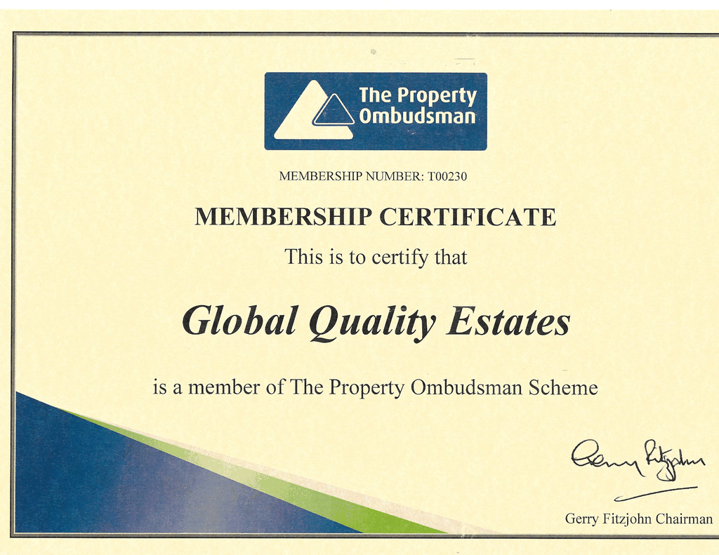 TPO membership certificate